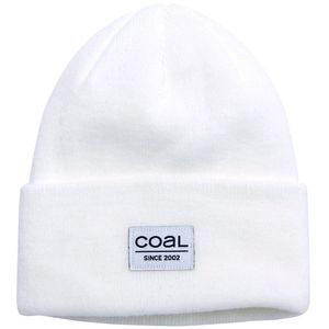 Coal Men's White Standard Beanie Hat Knit Streetwear Unisex Winter Size OS